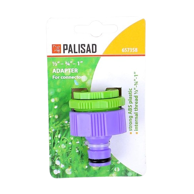 PALISAD Adapter s navojem PVC 1/2"–3/4"–1"